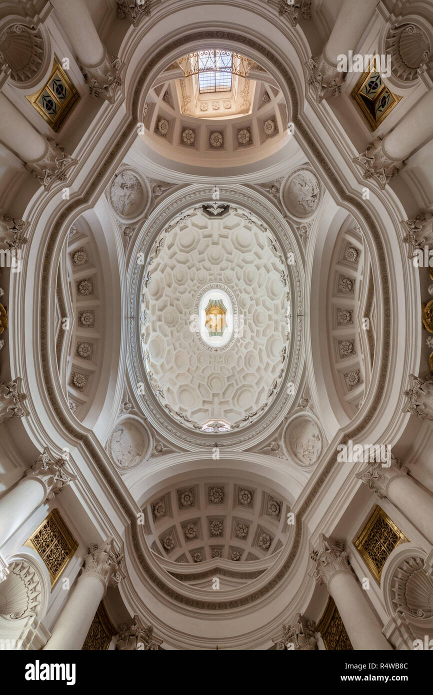 San Carlo alle Quattro Fontane, Rome, Italie Banque D'Images