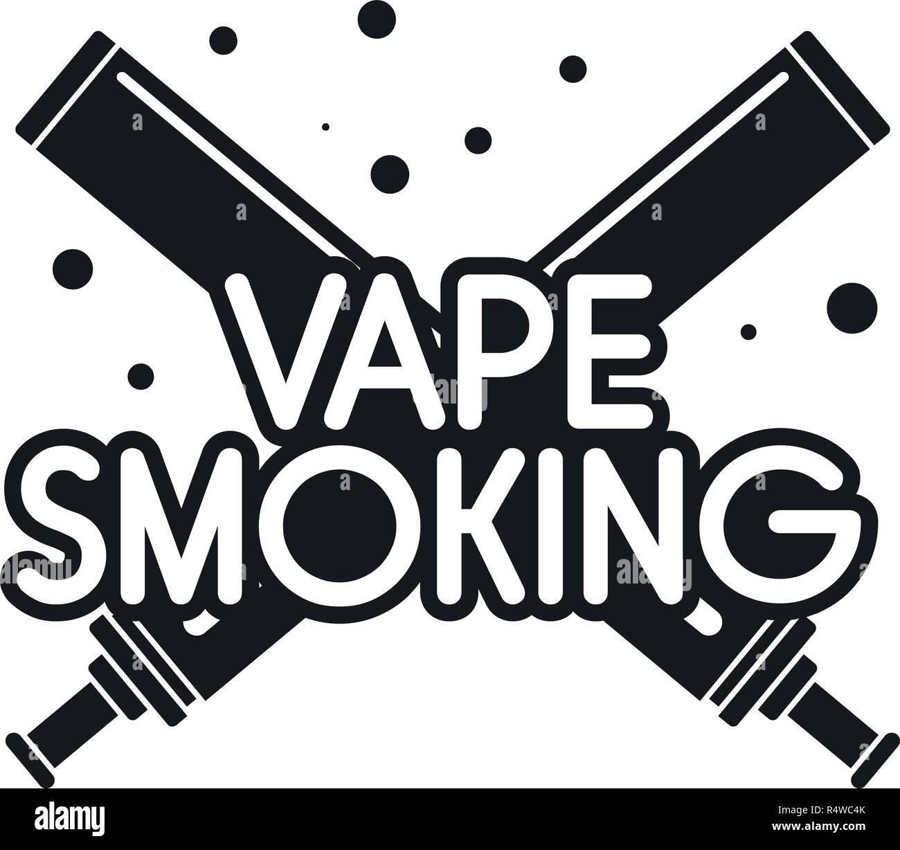 Vape tabagisme jour logo. Simple illustration de vape tabagisme jour logo vector pour la conception web isolé sur fond blanc Illustration de Vecteur