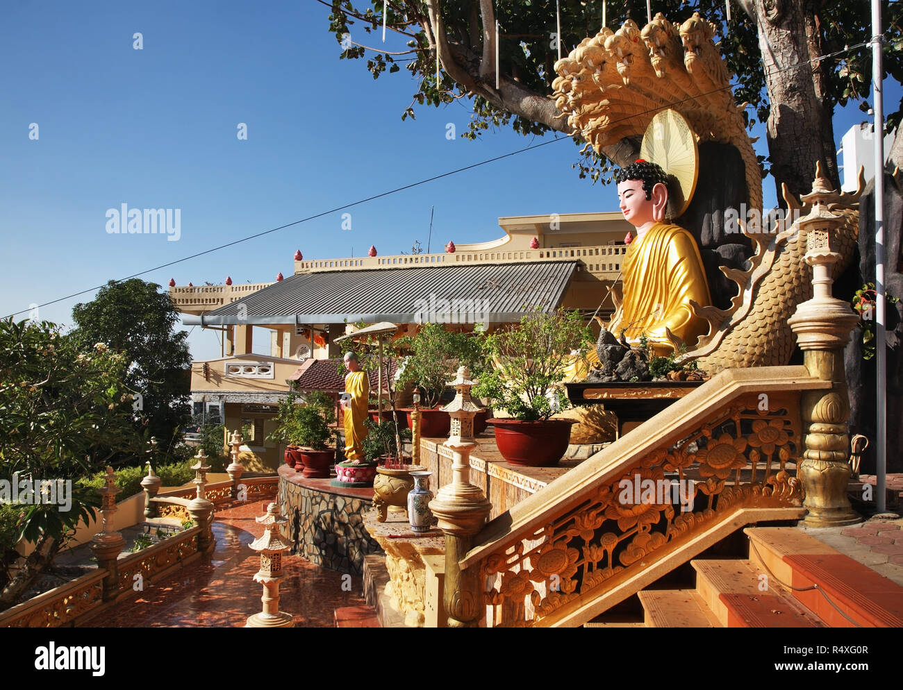 Tinh xa ngoc bich monastère à Vung Tau. Vietnam Banque D'Images