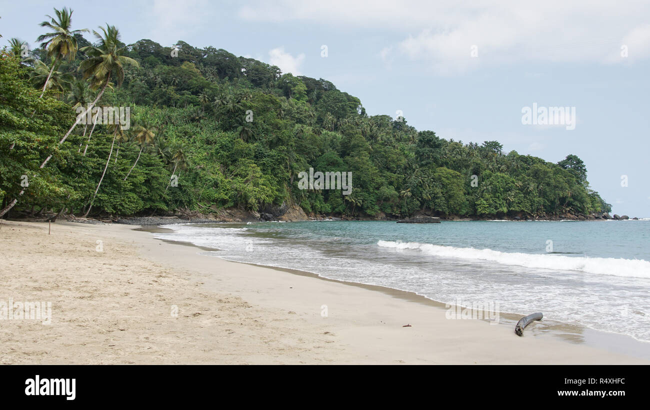 Praia micondo beach, Sao Tomé-et-principe,Afrique Banque D'Images