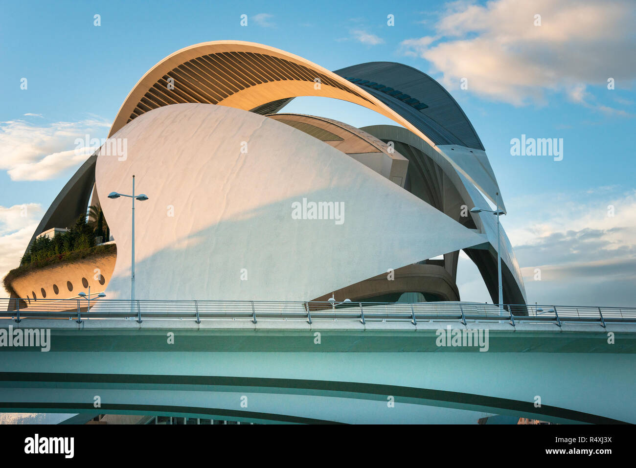 La Reine Sofia Palais des Arts de Valencia Banque D'Images