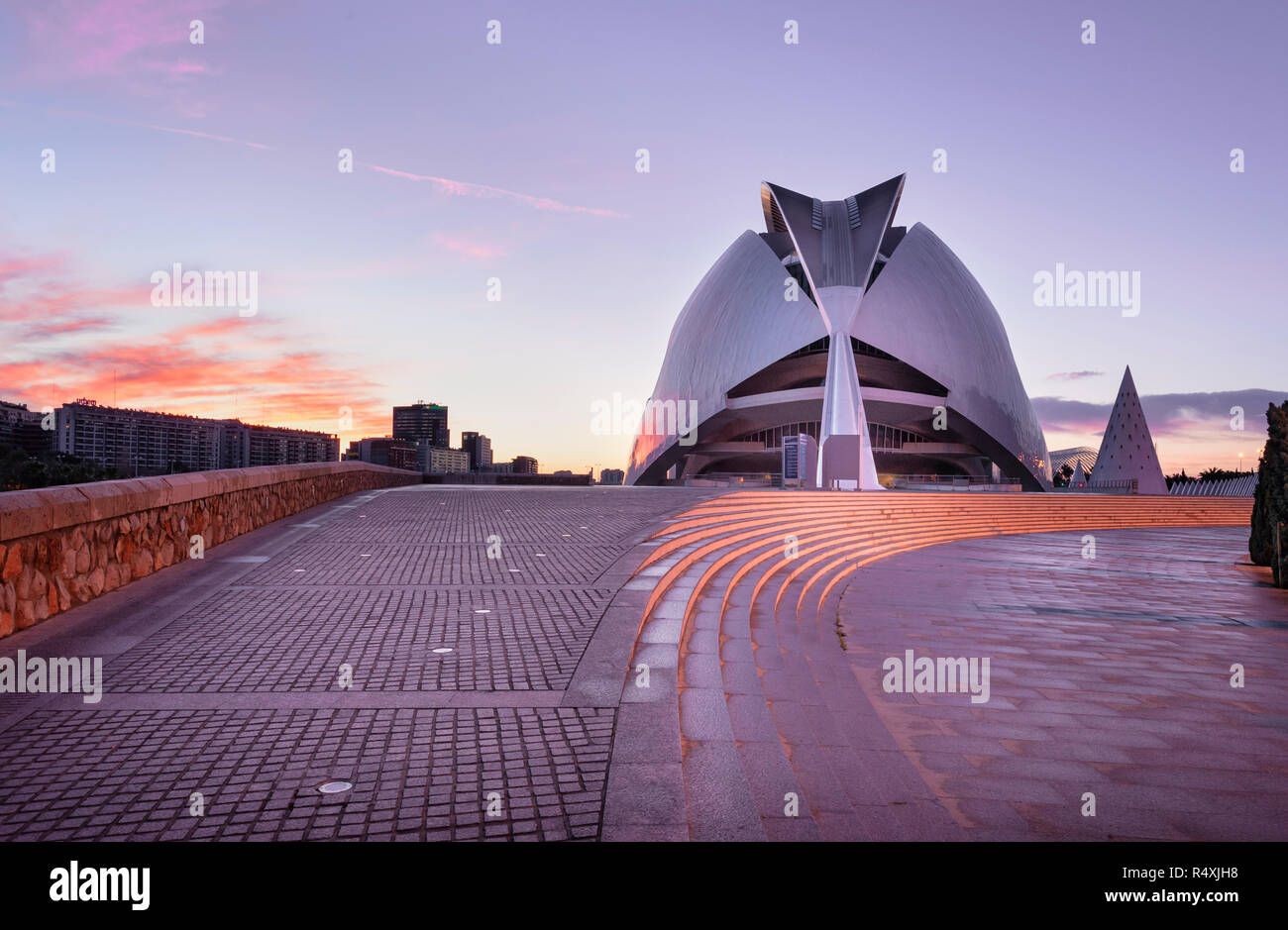 La Reine Sofia Palais des Arts de Valencia Banque D'Images