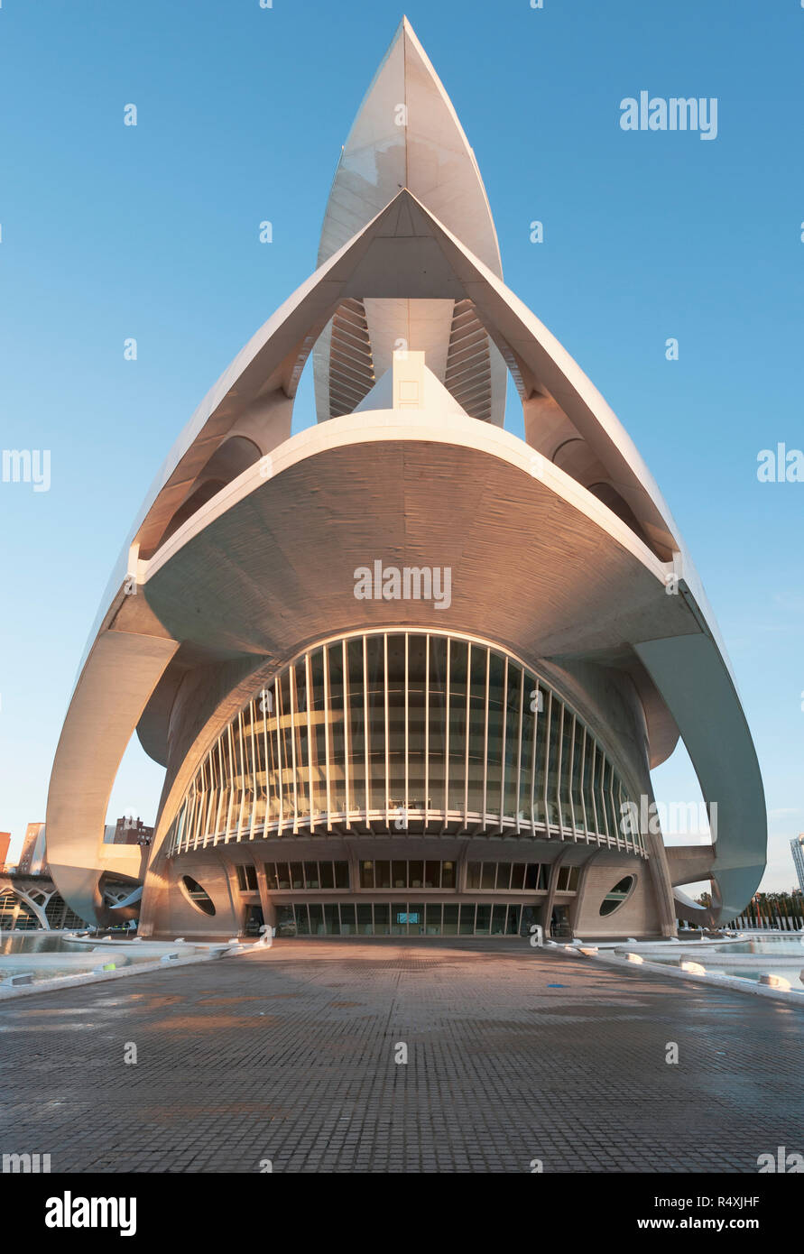 La Reine Sofia Palais des Arts de Valencia Banque D'Images
