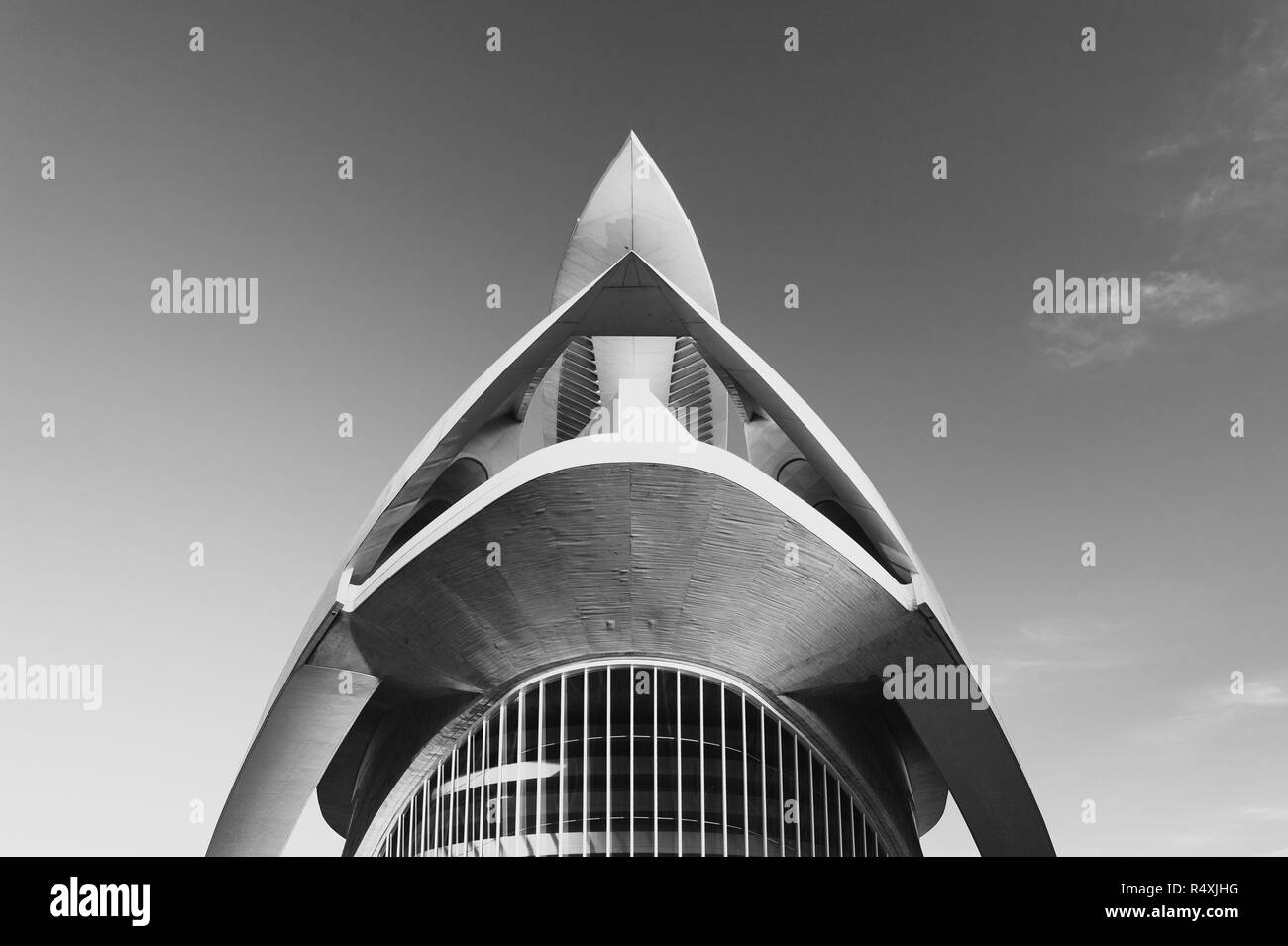 La Reine Sofia Palais des Arts de Valencia Banque D'Images