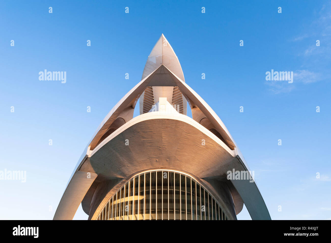 La Reine Sofia Palais des Arts de Valencia Banque D'Images