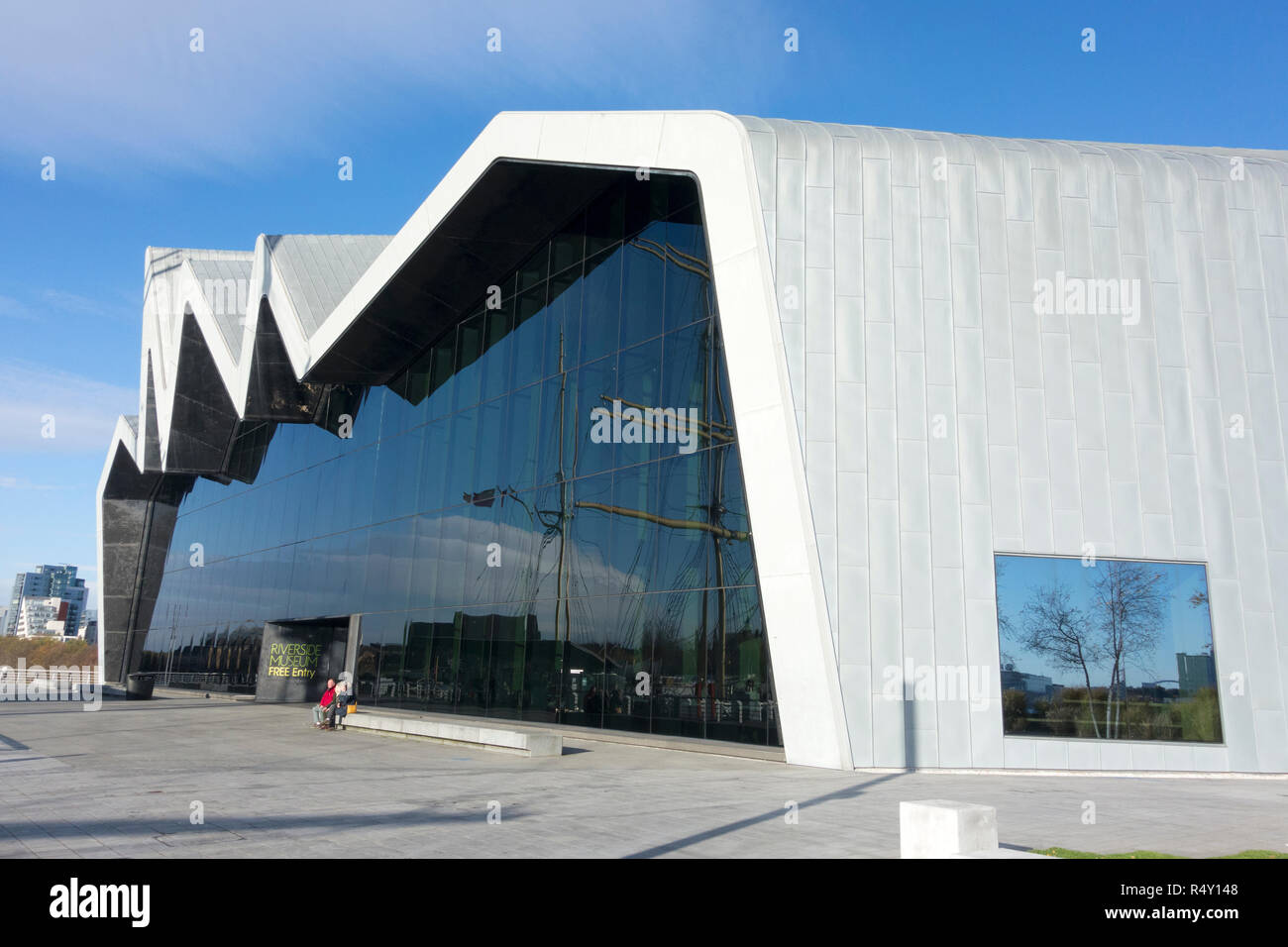 Le Glasgow Riverside Museum, Ecosse, Royaume-Uni Banque D'Images