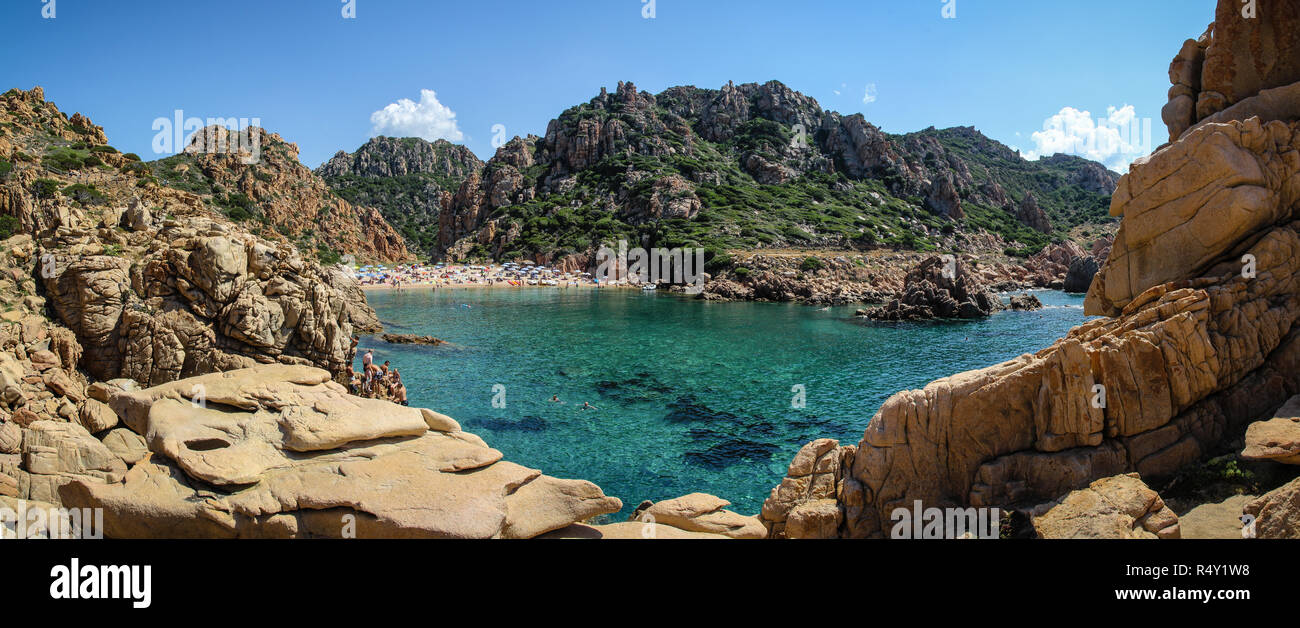 Traumstrand im Norden Sardiniens, plage de Spiaggia di li Cossi Banque D'Images