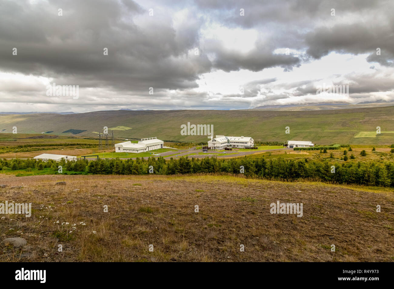 Landsvirkjun, la compagnie d'électricité nationale d'Islande, Islande est générateur de l'électricité, la transformation de 75  % de tous les l'électricité. Banque D'Images