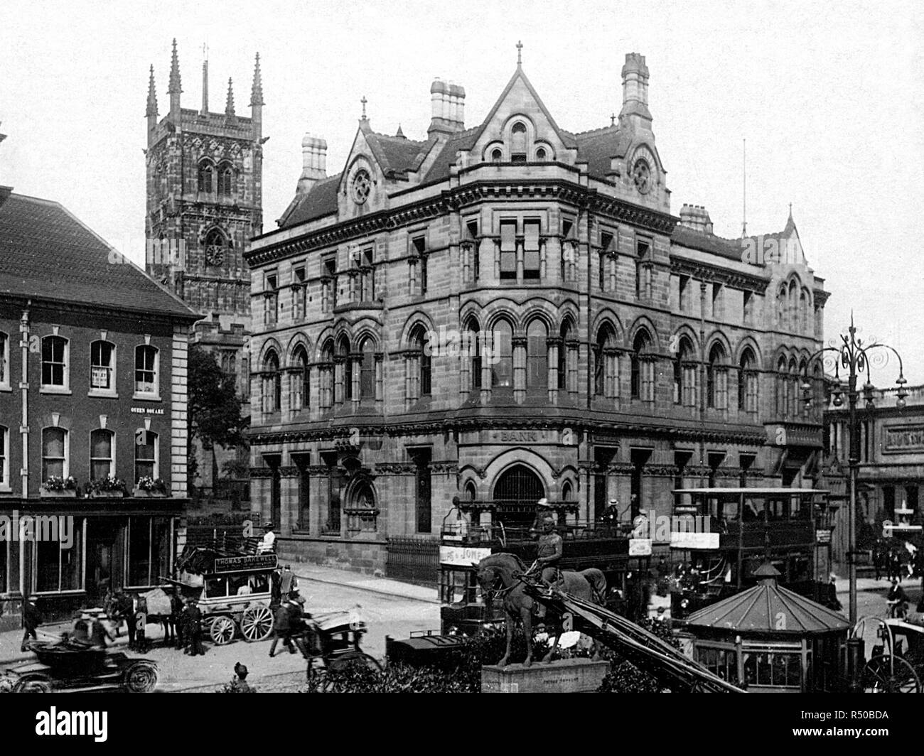 Queen Square, WOLVERHAMPTON Banque D'Images