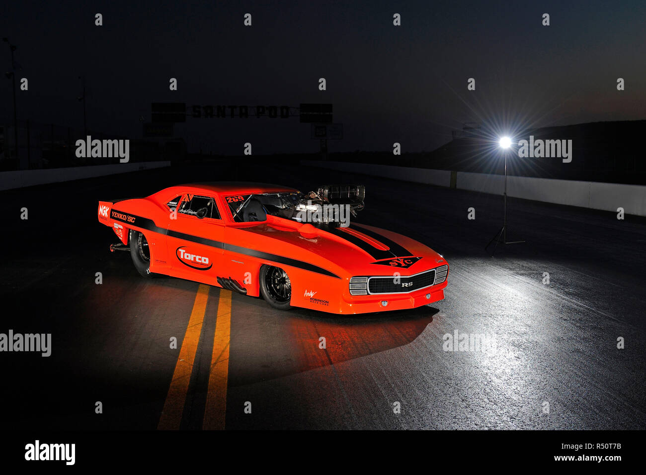 Camaro SS Andy Robinsons Dragster Pro Mod Banque D'Images