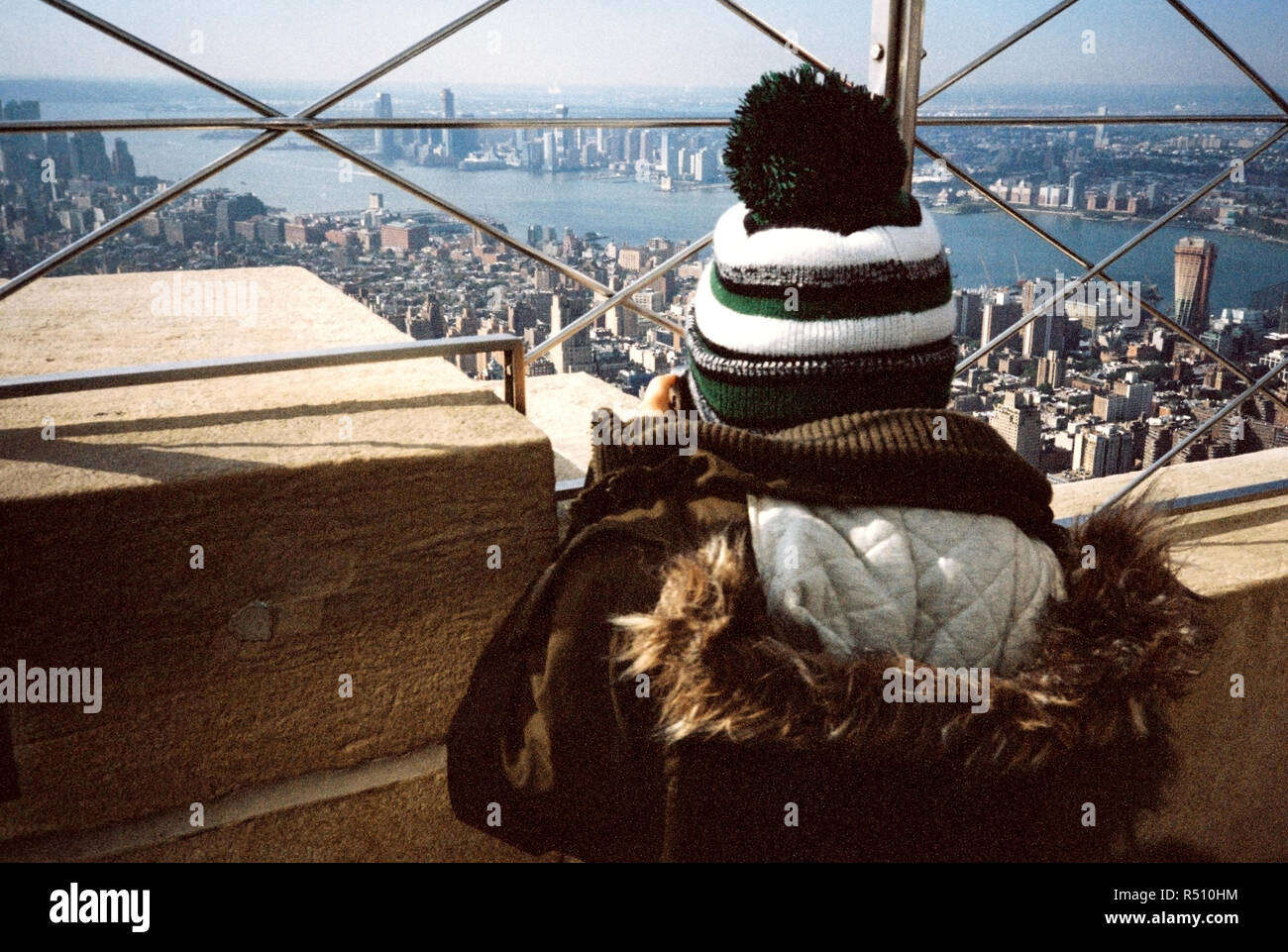 Observatoire de l'Empire State Building, New York City, États-Unis d'Amérique. Banque D'Images