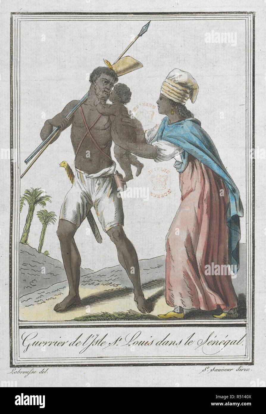 guerrier-de-lisle-stlouis-dans-le-senegal-guerrier-de-lile-saint-louis-au-senegal-un-bebe-detre-presente-par-une-femme-encyclopedie-des-voyages-contenant-labrege-historique-des-murs-de-tous-les-peuples-et-la-collection-complette-de-leurs-habillemens-civils-militaires-religieux-et-dignitaires-dessines-dapres-nature-et-colories-a-laquarelle-paris-1796-source-1259b13-17-tomiv-la-plaque-17-auteur-labrousse-grasset-de-saint-sauveur-jacques-r5140x.jpg