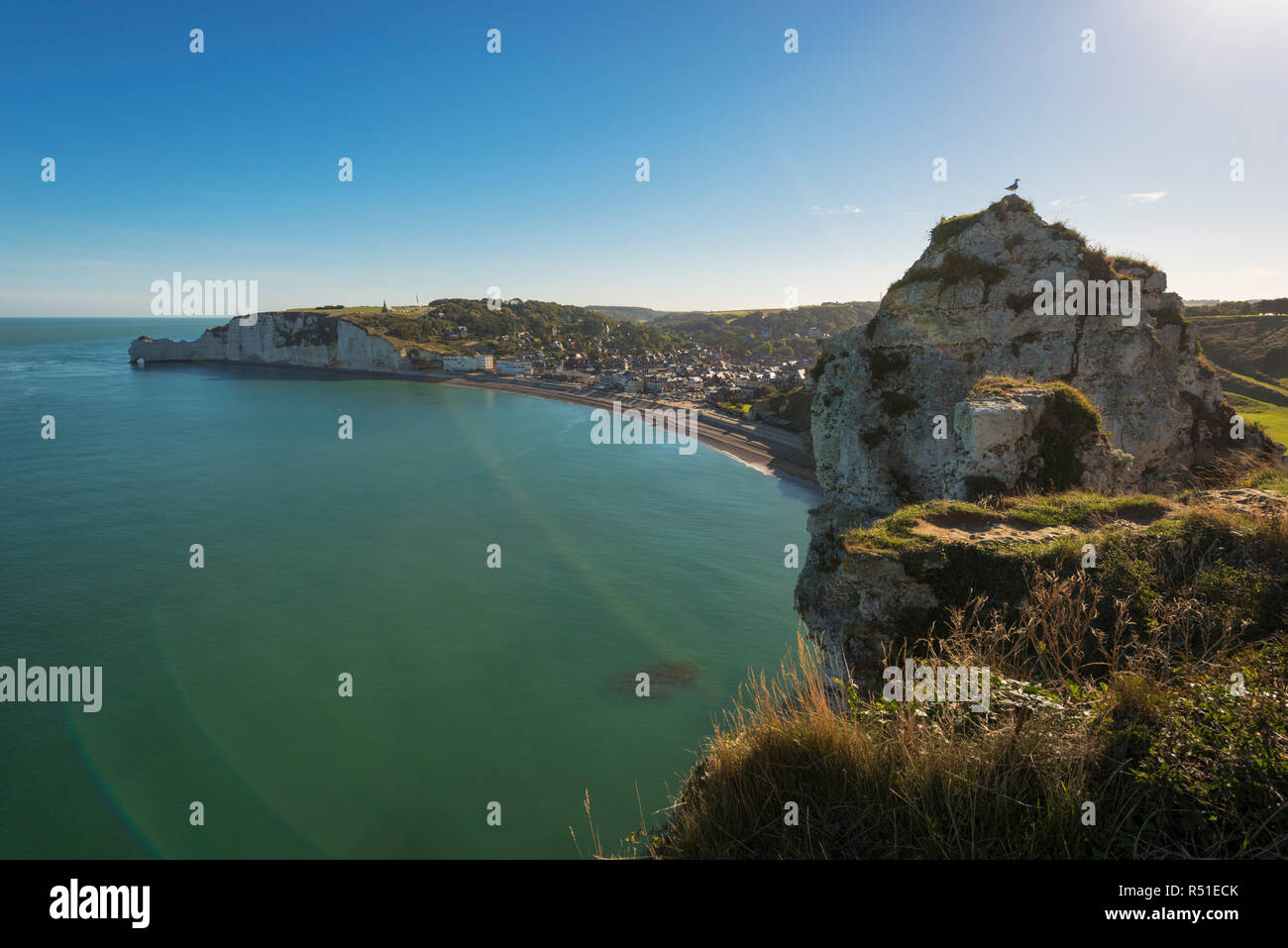 Etretat Normandie, France Banque D'Images