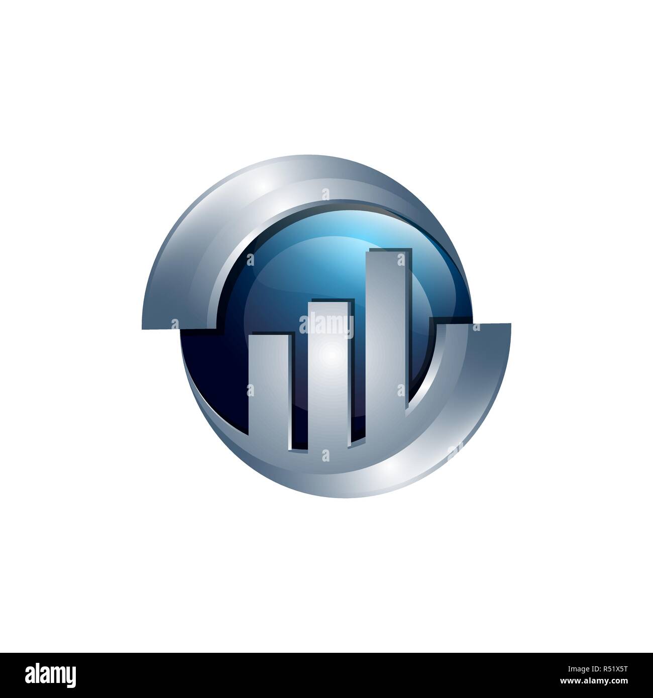 Résumé d'affaires. symbole du logo logo vector concept illustration. Abstract vector logo. Les formes verticales sign abstract logo. Logo Vector template Illustration de Vecteur