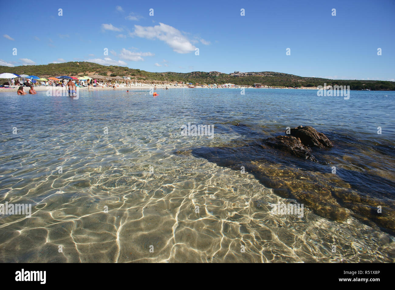 Cala Sassari, Golfo Aranci, Sardaigne, Italie Banque D'Images