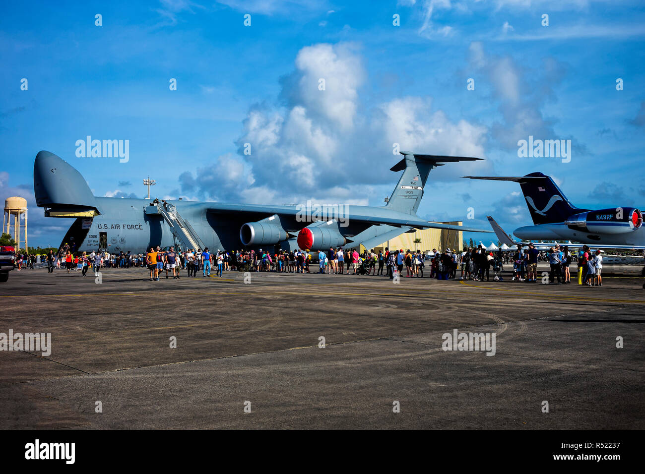 Air Show à base de la réserve de la Force aérienne. Homestead. La Floride. USA. Banque D'Images