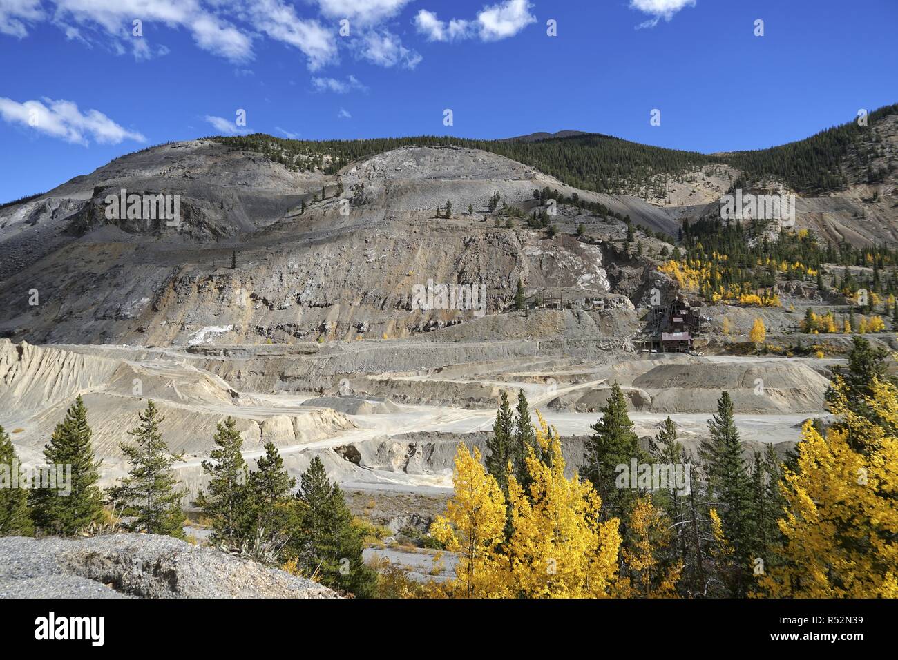 L'exploitation minière à ciel ouvert Banque D'Images