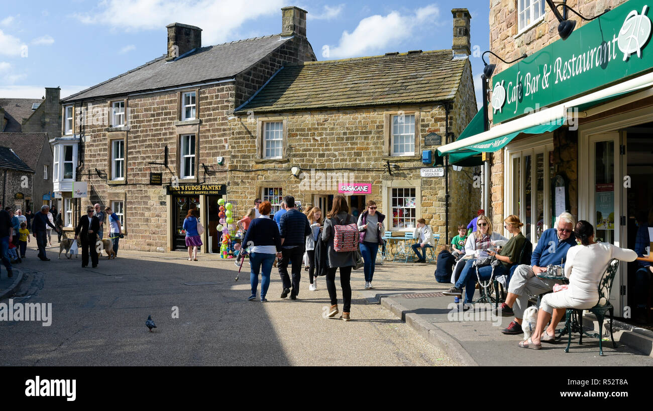 Ville de Bakewell Derbyshire, Angleterre Banque D'Images