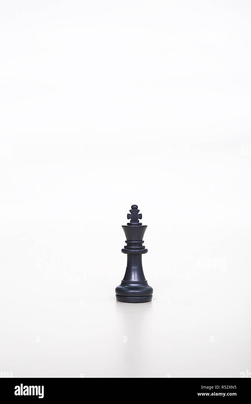 Photo de pion d'échecs. Isolé sur le fond blanc. Banque D'Images