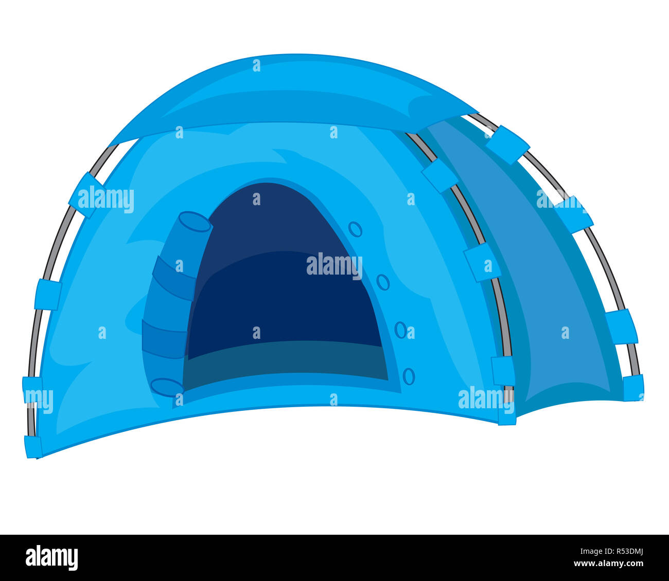 Tente de touristes Banque D'Images