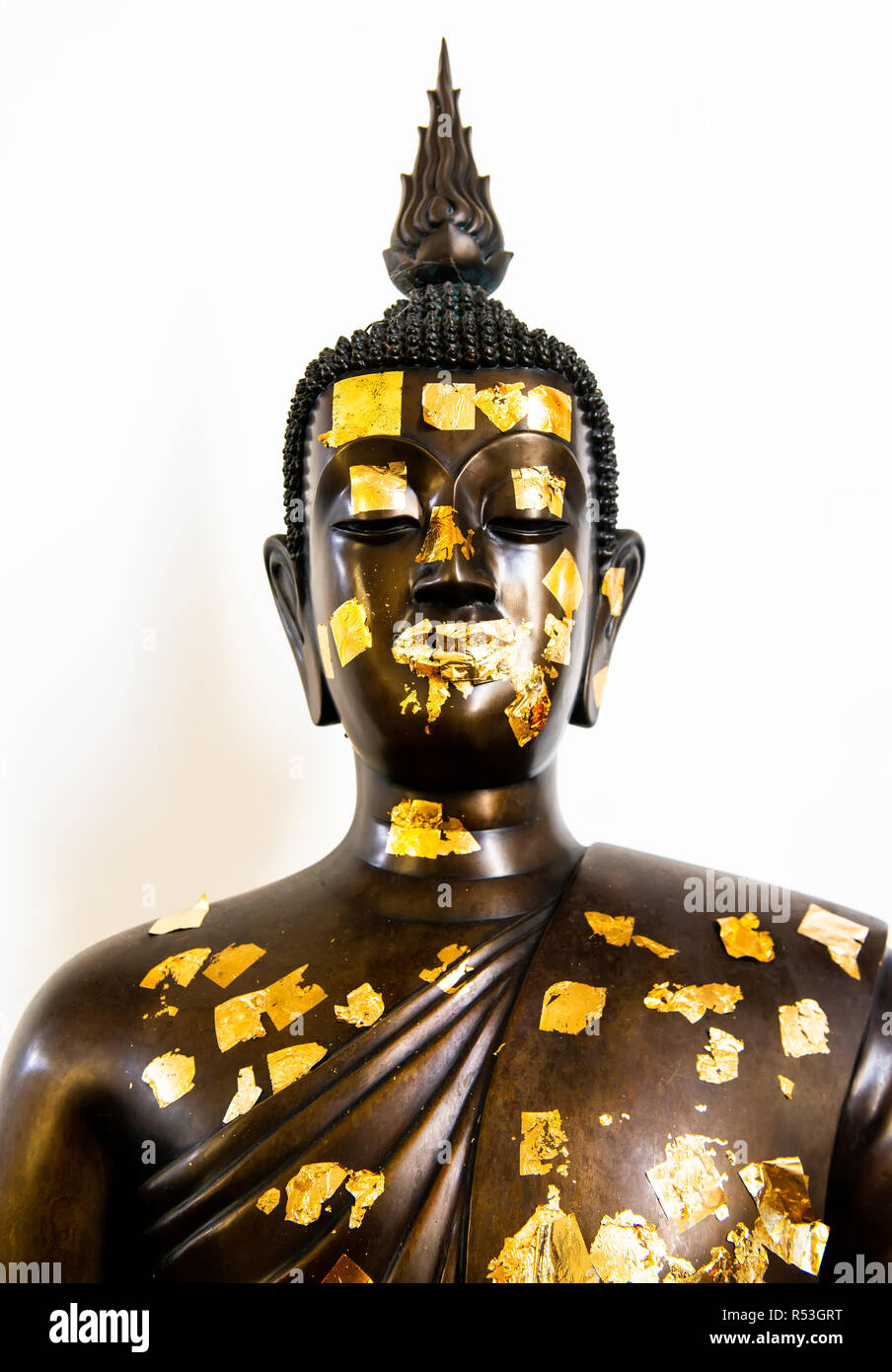 Statue de Bouddha à l'image de temple public en Thaïlande. Banque D'Images