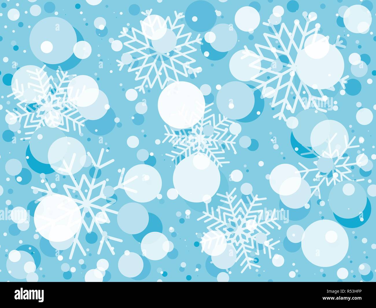 Modele Sans Couture De Noel Avec Des Flocons De Neige Resume Fond D Hiver Vector Illustration Image Vectorielle Stock Alamy