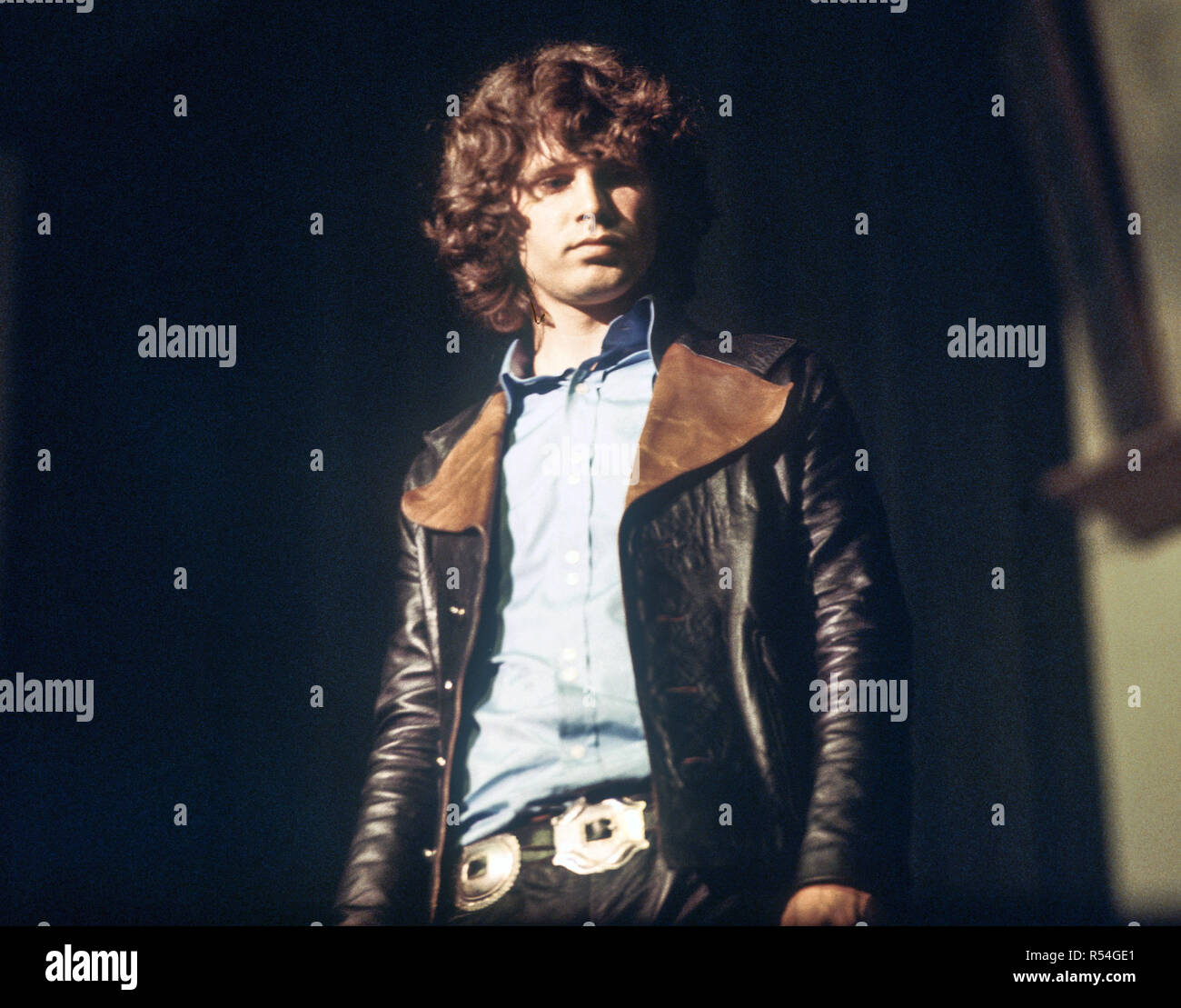 Jim Morrison, chanteur du groupe de rock américain "The Doors", 1968 en Allemagne. Dans le monde d'utilisation | Banque D'Images