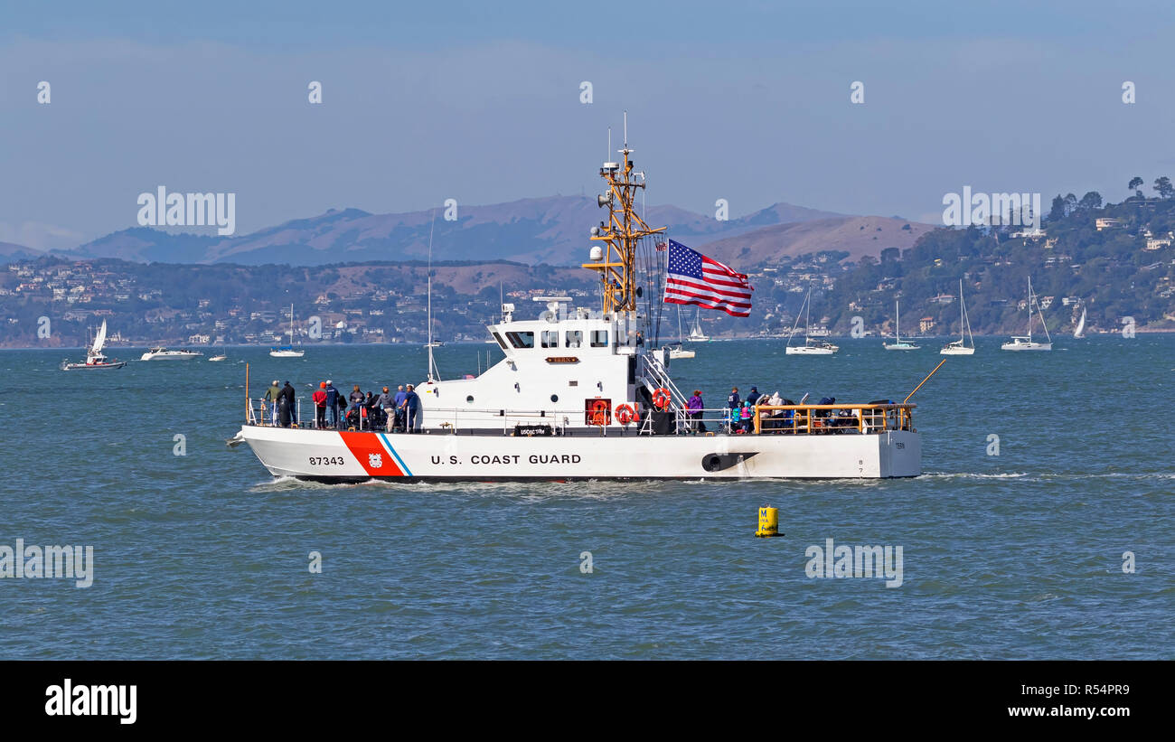San Francisco, navire de la Garde côtière canadienne au cours de la semaine de la flotte Banque D'Images