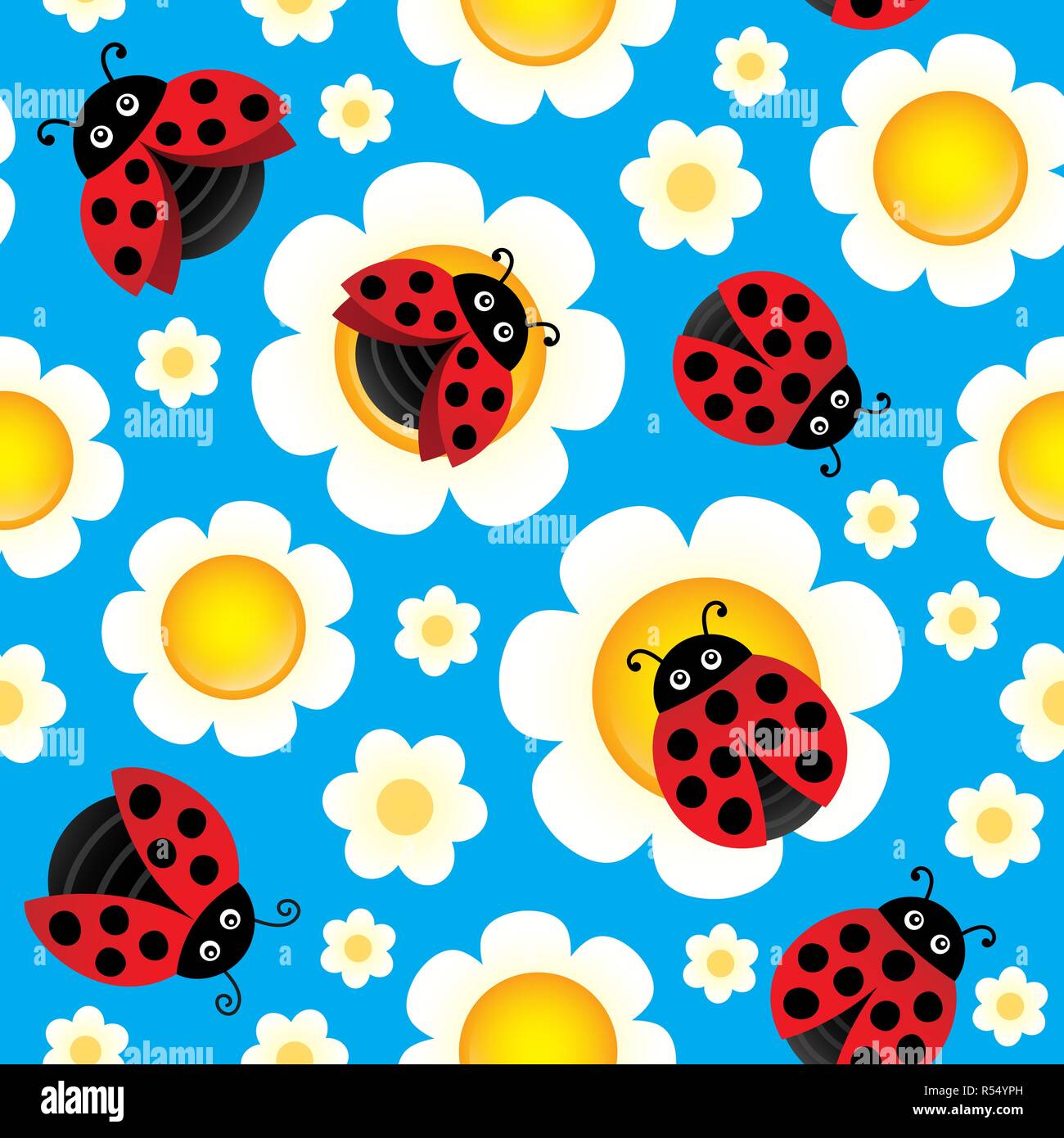 Thème printemps seamless background 3 Banque D'Images