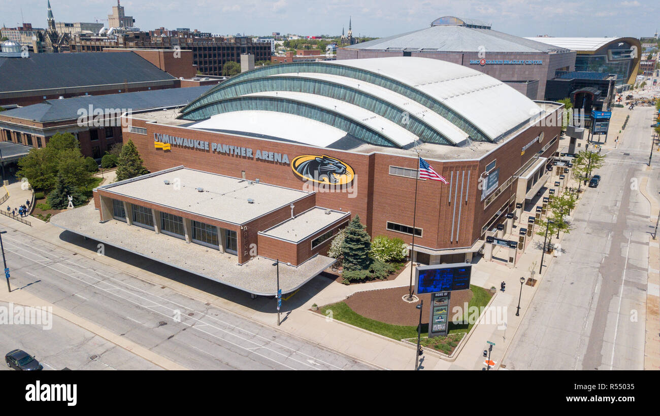 UW Milwaukee Panther Arena, Milwaukee, WI, USA Banque D'Images