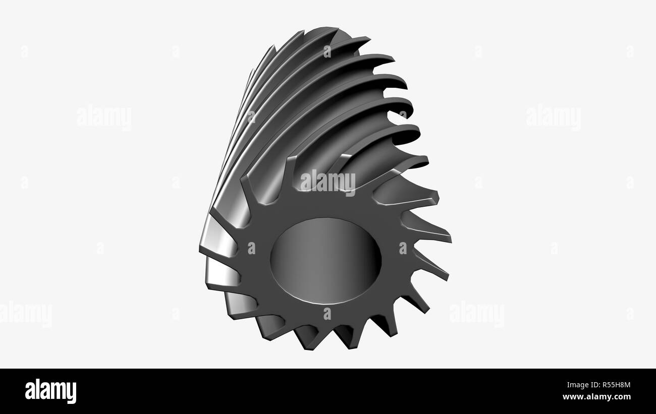 Parution de l'arbre denté Banque D'Images