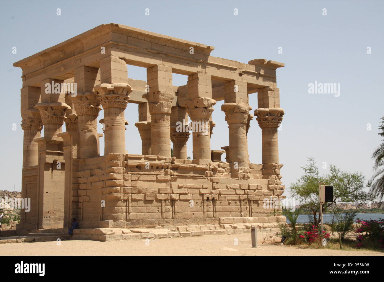 Kiosque de Trajan de Philae Banque D'Images