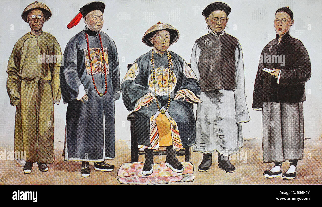Vetements chinois du 19e siècle Banque de photographies et d'images à haute  résolution - Alamy