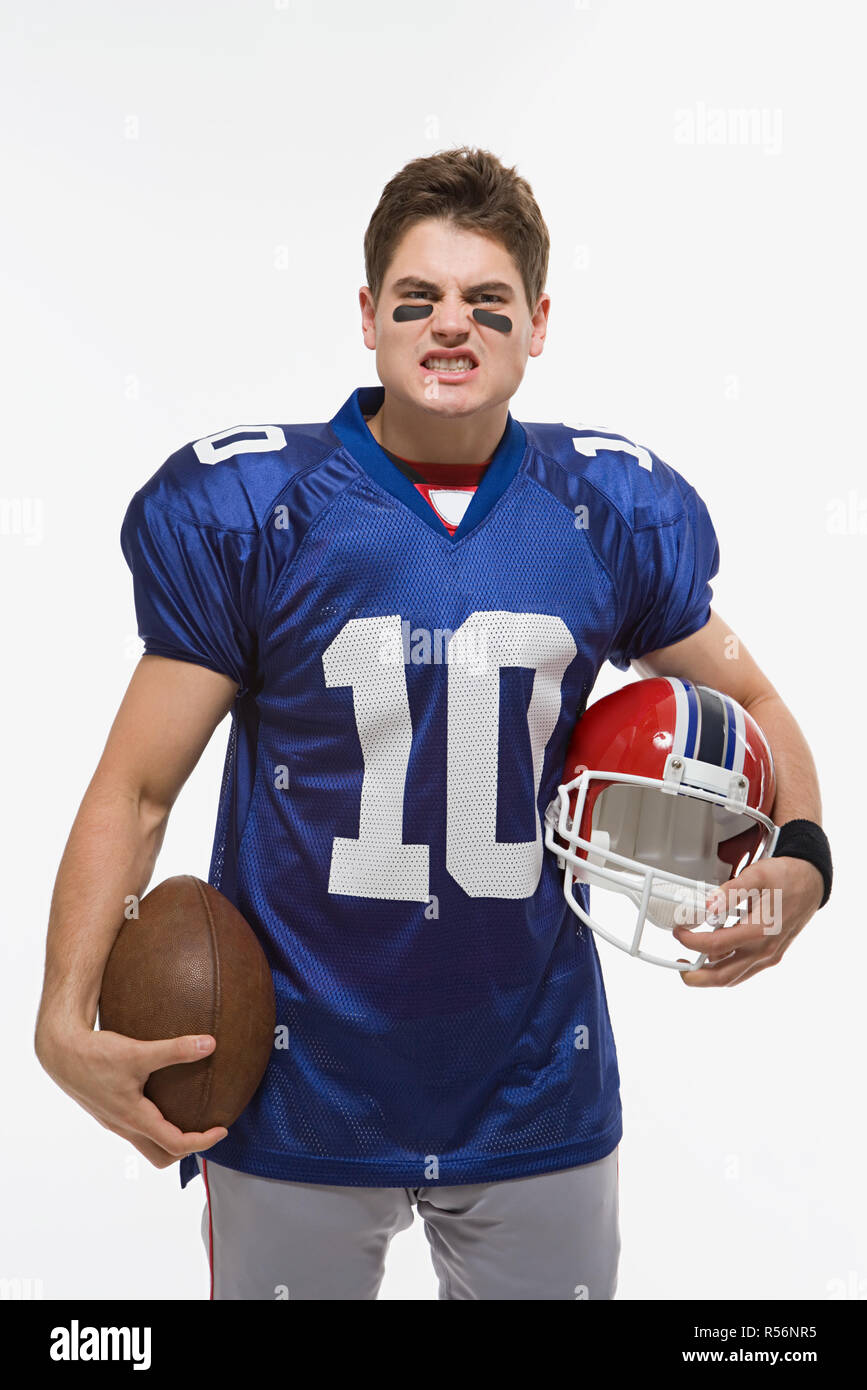 Joueur de football américain Banque D'Images