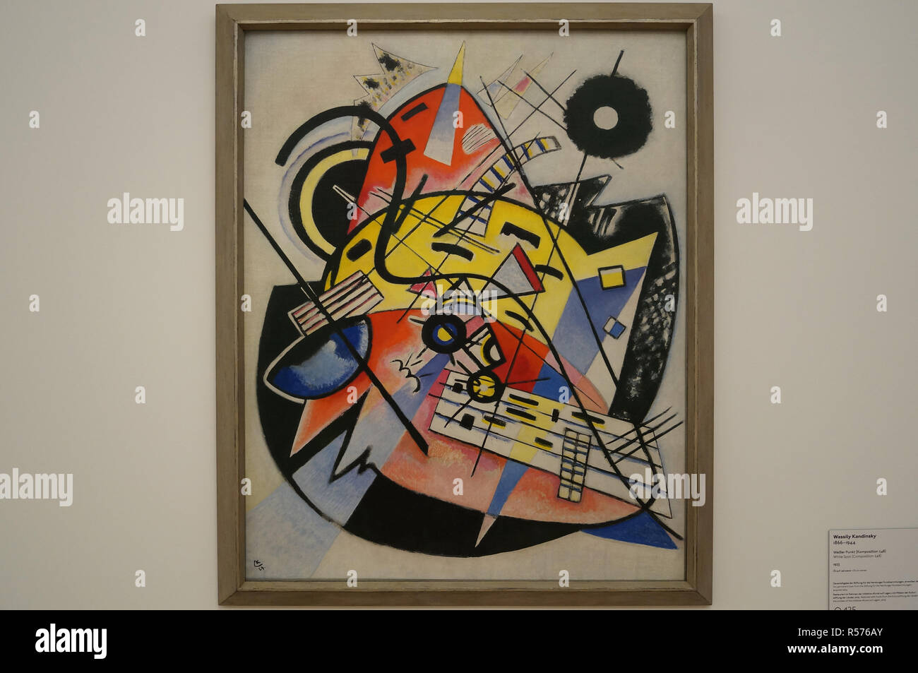 Point blanc (Composition 248), 1923. Huile sur toile. Banque D'Images