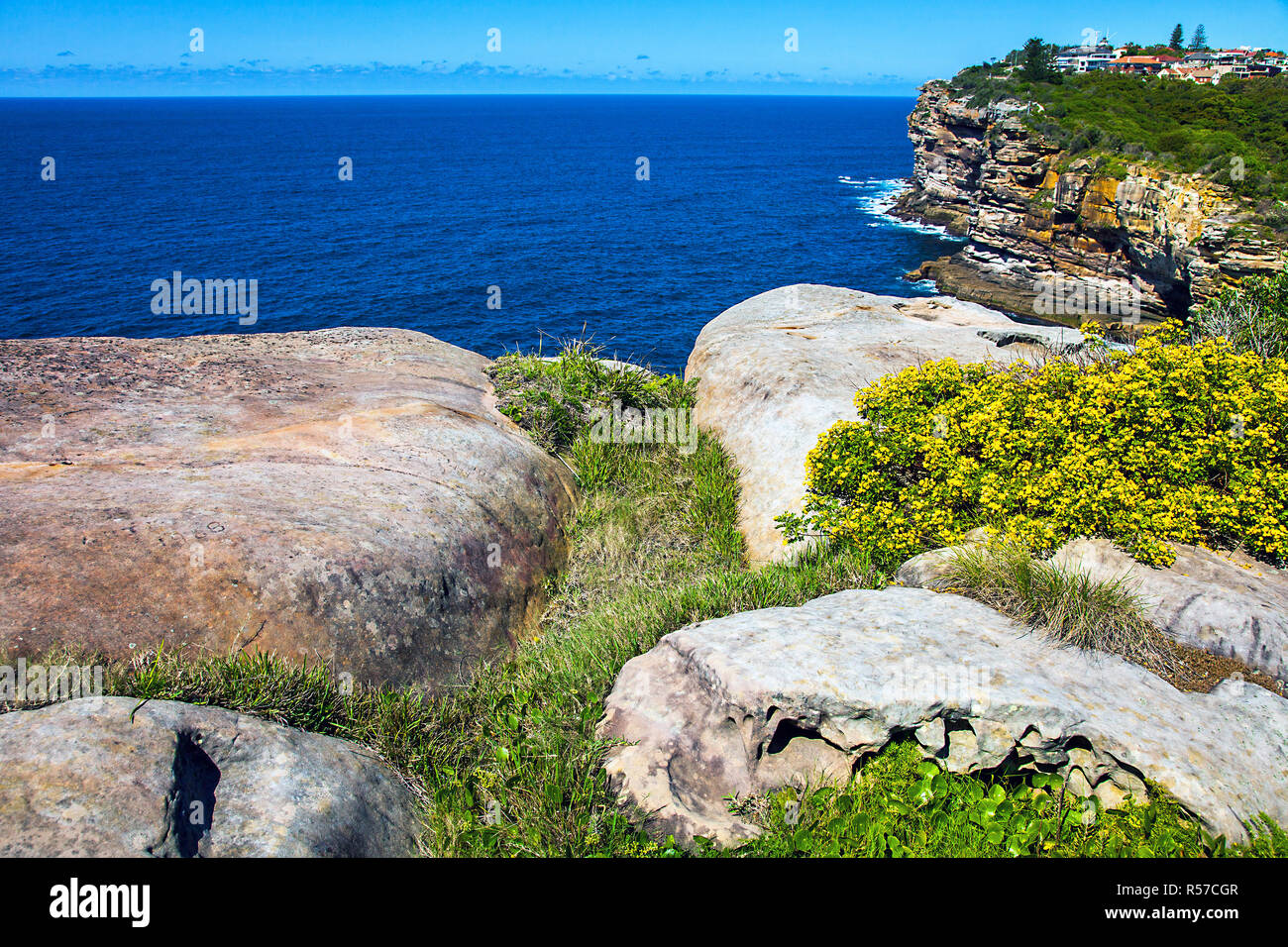 Bluff gap Parc national du port de sydney New South Wales australie Banque D'Images