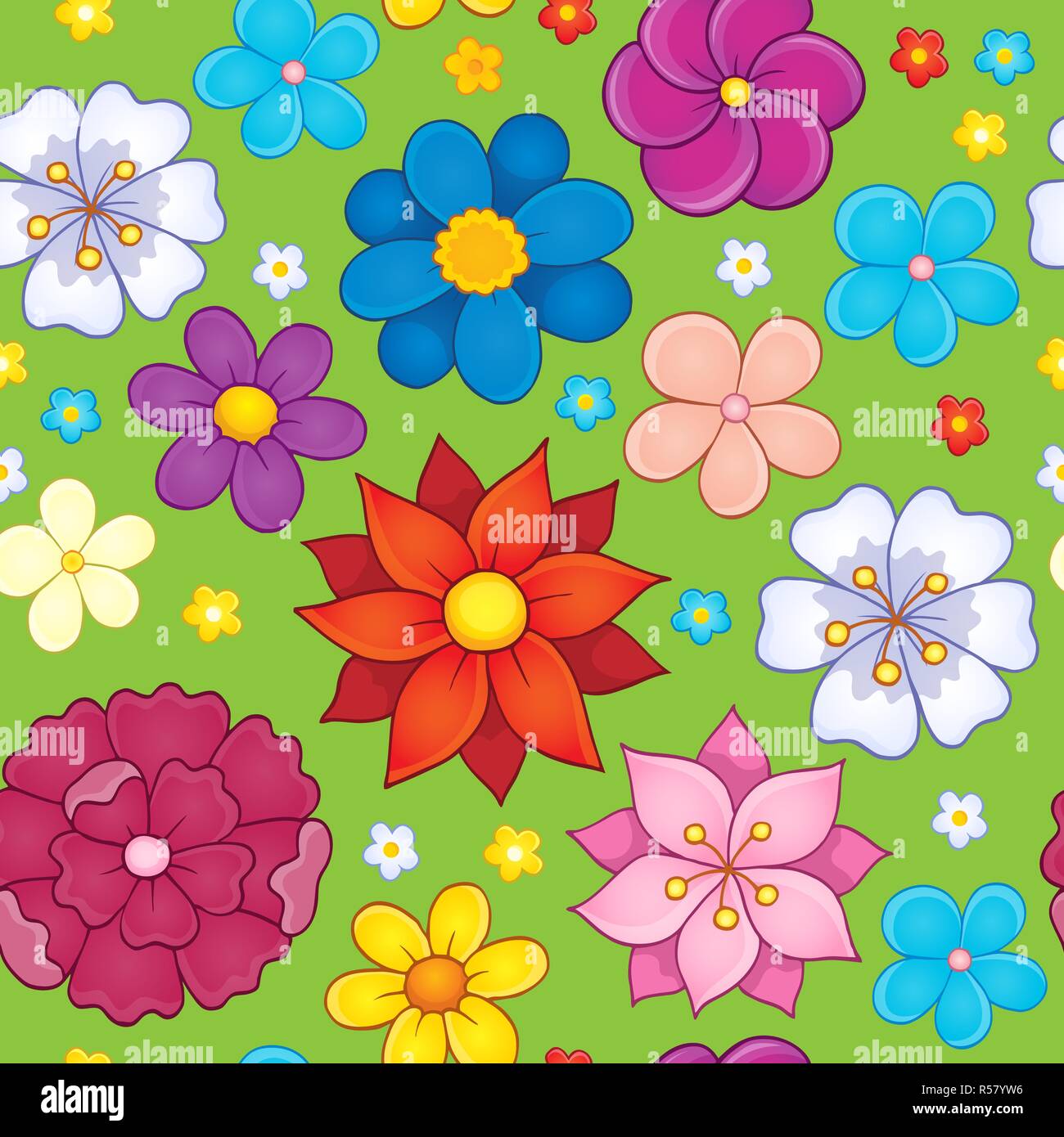 Fond fleur transparente thème 5 Banque D'Images