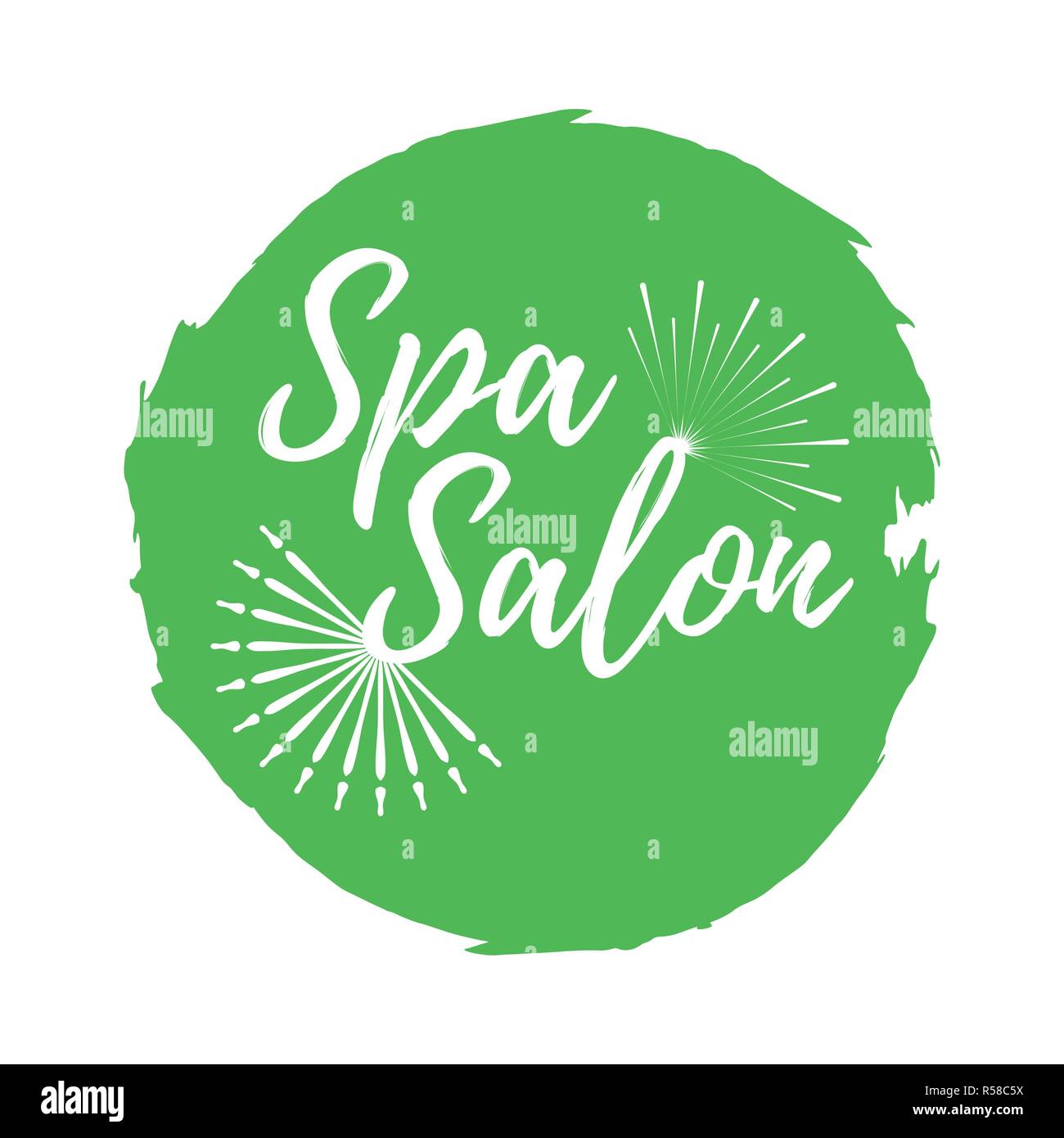 Spa Salon label. Style de vie écologique et de bien-être. Insignes de vie sain. L'icône illustration vectorielle avec la solarisation. Illustration de Vecteur Spa Salon label. Style de vie écologique et de bien-être. Insignes de vie sain. L'icône illustration vectorielle avec la solarisation. Illustration de Vecteur
