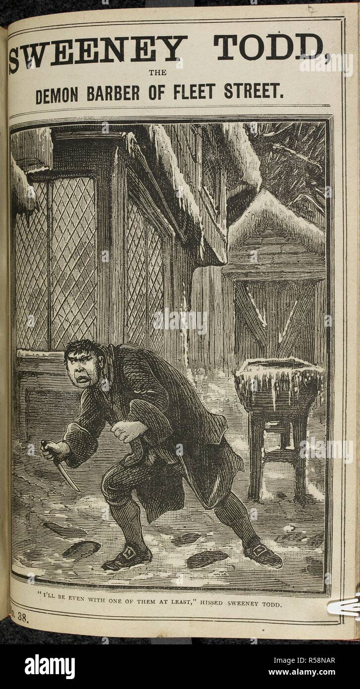Sweeney Todd, le démon barbier de Fleet Street. Sweeney Todd, le démon barbier de Street. : Charles Fox, 1880. L'illustration. Assassin. Sweeney Todd est un personnage qui était apparu comme