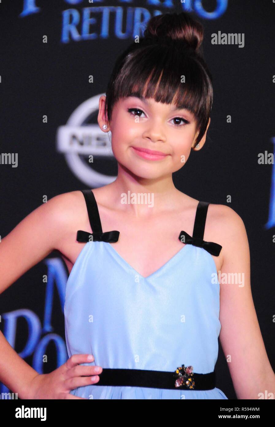 Hollywood, Californie, USA. 29 novembre, 2018. Ariana actrice Greenblatt assiste à la première mondiale du Disney's' 'Mary Poppins' le 29 novembre 2018 au Kodak Theater à Hollywood, Californie. Photo de Barry King/Alamy Live News Banque D'Images