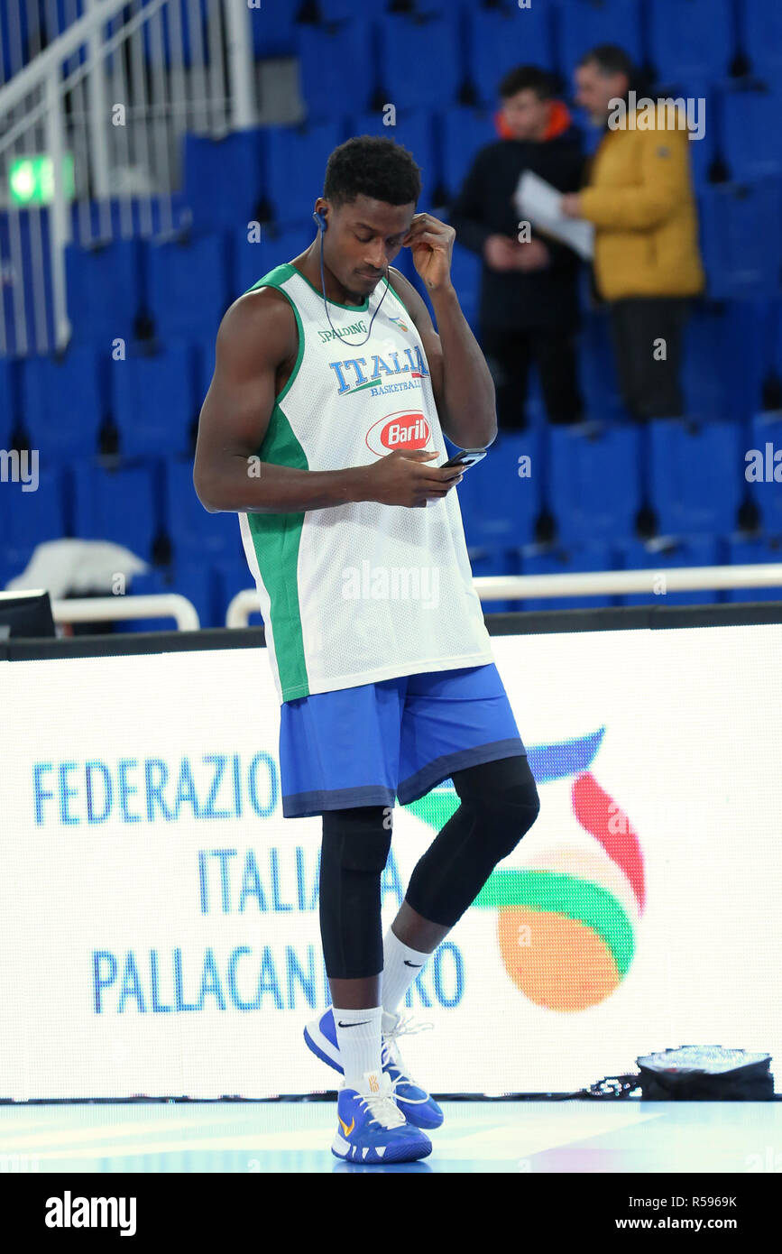 Brescia, Italie. 29 Nov, 2018. Basket-ball de la FIBA du monde : Italie / Lituanie, Brescia, Italie. Credit : Mickael Chavet/Alamy Live News Banque D'Images