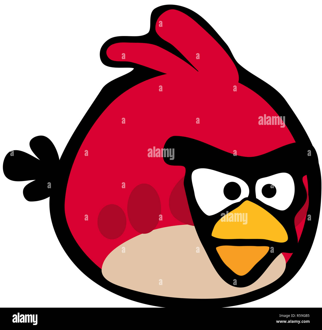 Angry birds red illustration Banque de photographies et d'images à haute  résolution - Alamy
