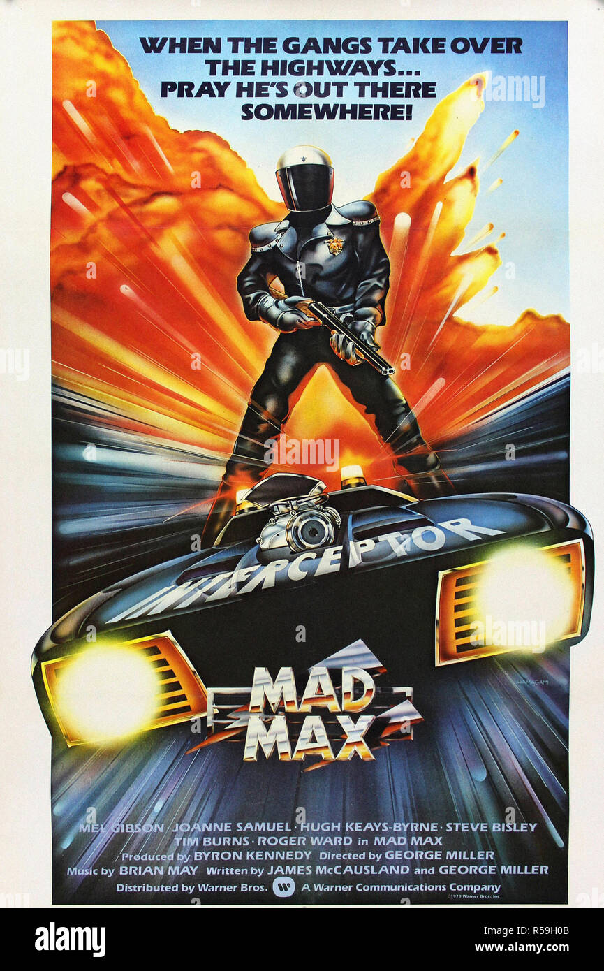 Mad Max - Original Movie Poster Photo Stock - Alamy