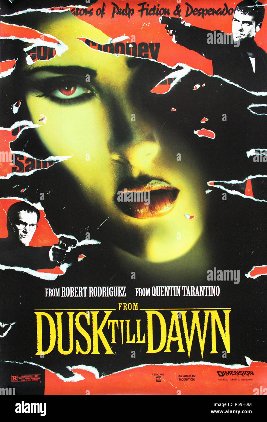 From Dusk Till Dawn - Original Movie Poster Banque D'Images