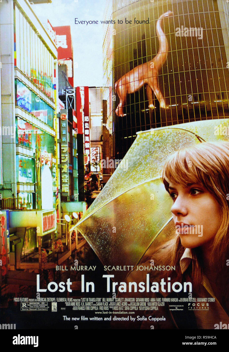 Lost in Translation - Original Movie Poster Banque D'Images