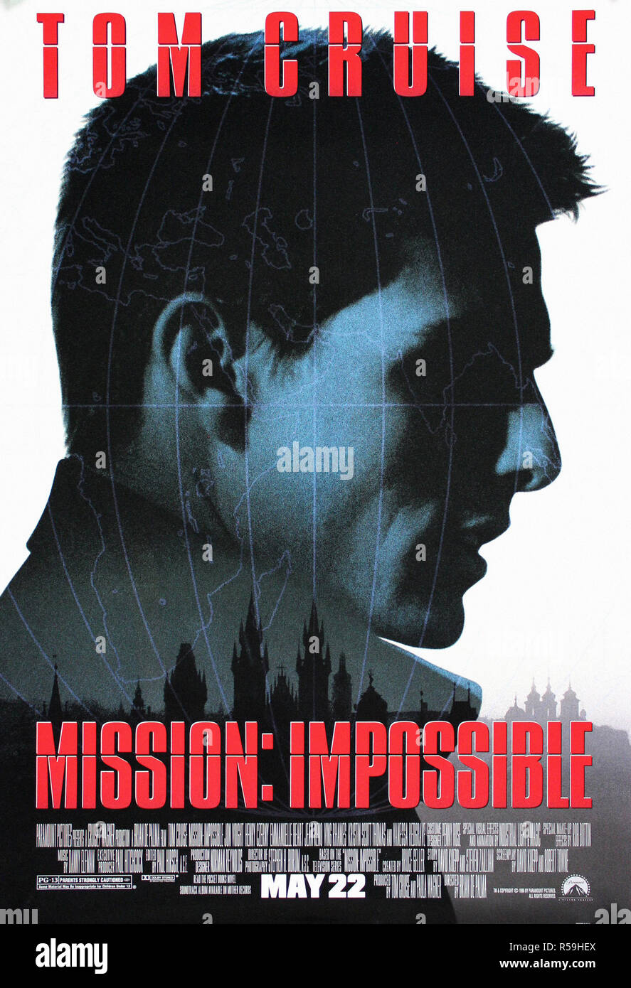 Mission impossible poster Banque de photographies et d’images à haute