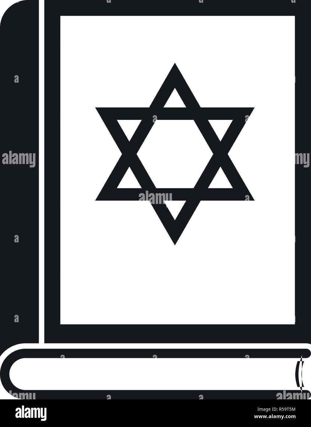 L'icône de livre de la Torah. Simple illustration de livre de la torah l'icône vecteur pour la conception web isolé sur fond blanc Illustration de Vecteur