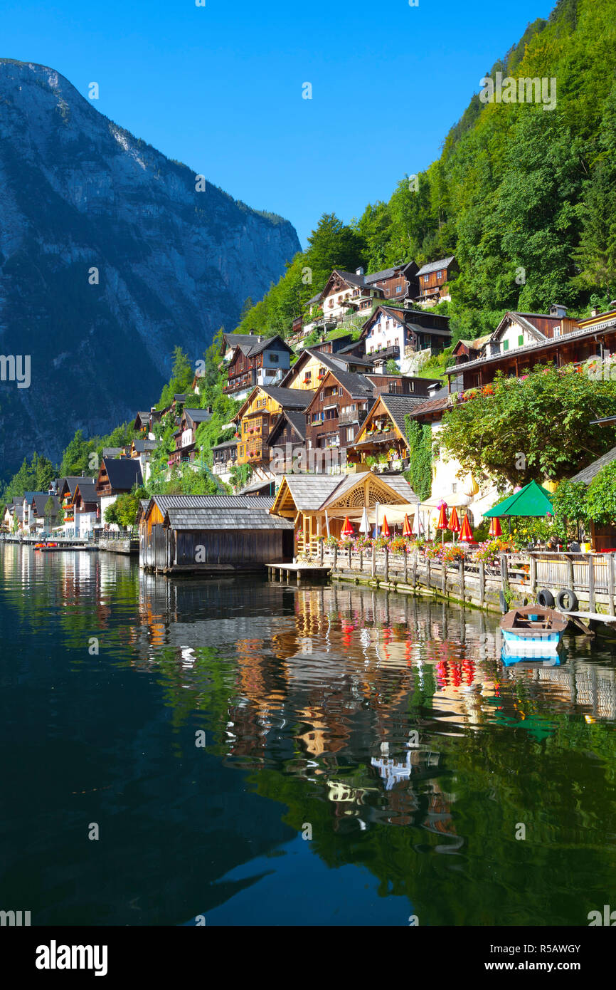 Hallstatt, Hallstattersee, Oberosterreich, Haute Autriche, Autriche Banque D'Images Hallstatt, Hallstattersee, Oberosterreich, Haute Autriche, Autriche Banque D'Images