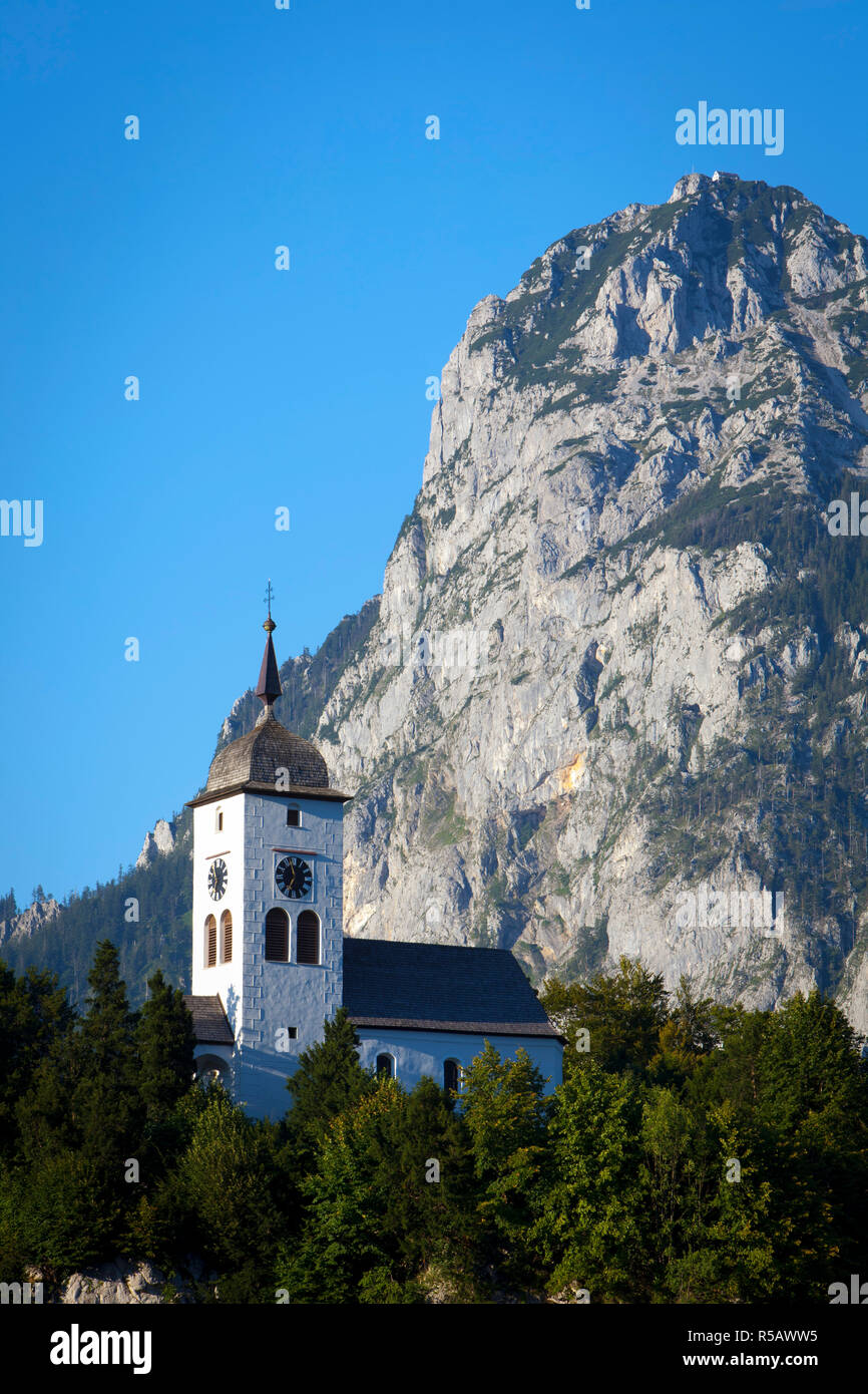 Johannesberg Chapelle, Traunkirchen, le lac Traunsee, Salzkammergut, Haute Autriche, Autriche Banque D'Images Johannesberg Chapelle, Traunkirchen, le lac Traunsee, Salzkammergut, Haute Autriche, Autriche Banque D'Images