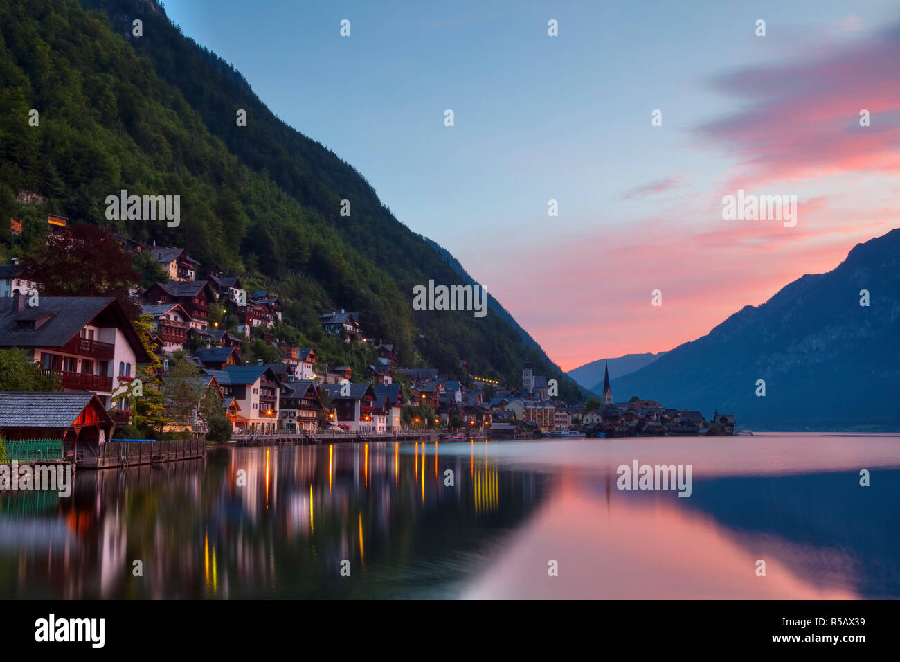 Hallstatt, Hallstattersee, Oberosterreich, Haute Autriche, Autriche Banque D'Images Hallstatt, Hallstattersee, Oberosterreich, Haute Autriche, Autriche Banque D'Images